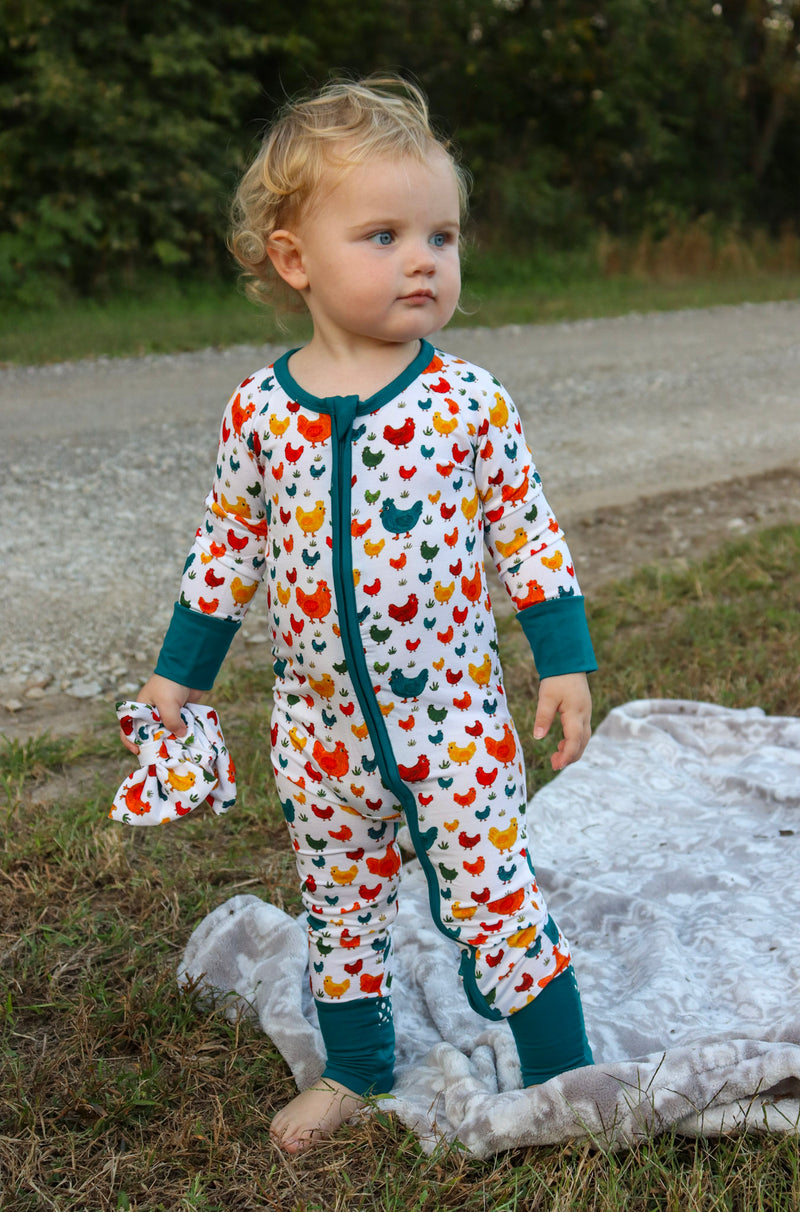 Bamboo Zippy — Colorful Chickens