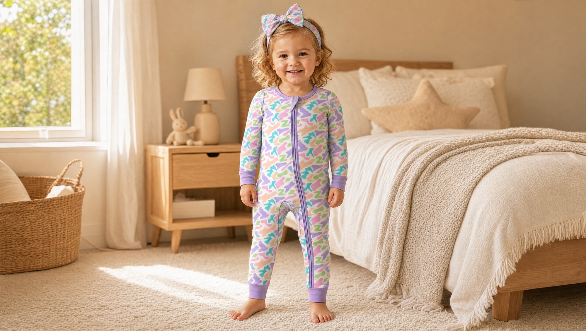 Bamboo Zippy — Colorful Camo (Preorder - Estimated Delivery in October)