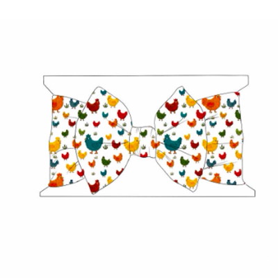 Bows — Colorful Chickens (Preorder - Estimated Delivery in October)