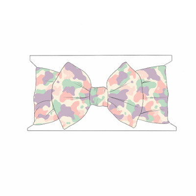 Bows — Pastel Camo (Preorder - Estimated Delivery in October)