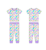 Two-Piece Sets — Colorful Camo (Preorder - Estimated Delivery in October)